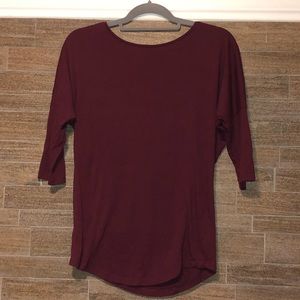 Ann Taylor maroon top